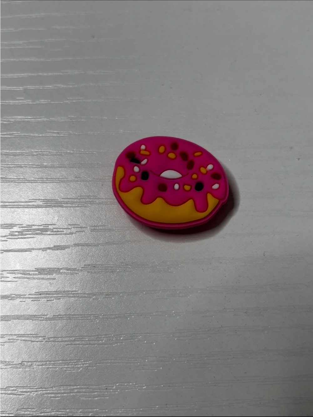 Pink Donut Shoe Charm